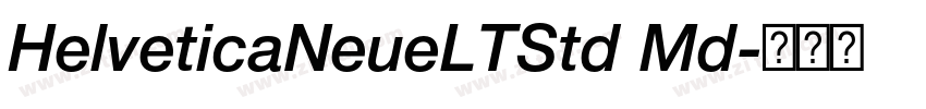HelveticaNeueLTStd Md字体转换